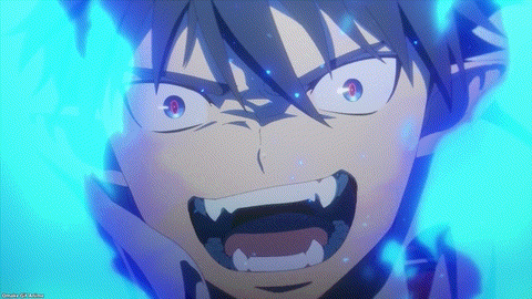 Blue Exorcist OP Trailer Rin Blue Flames