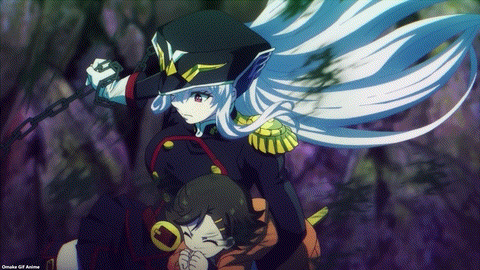 Chained Soldier Episode 1 Kyouka Enjoys Yuuki's Ride