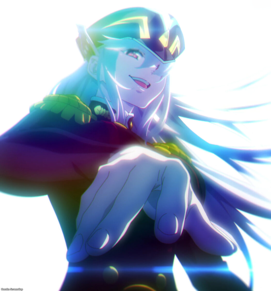 Chained Soldier Episode 1 Kyouka Holds Out Finger