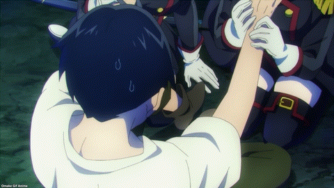 Chained Soldier Episode 10 Kyouka Tenka Lick Yuuki's Fingers