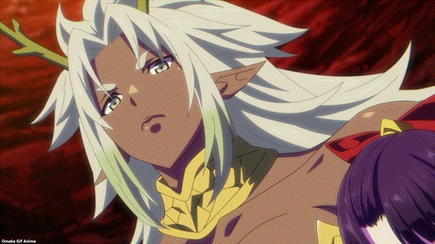 Chained Soldier Episode 11 Jouryuu Stares At Aoba