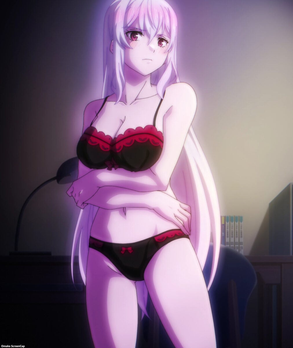 Chained Soldier Episode 12 [END] Kyouka Wears Sexy Red Lingerie