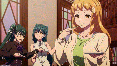 Chained Soldier Episode 12 [END] Yachiho Himari Fight Over Food