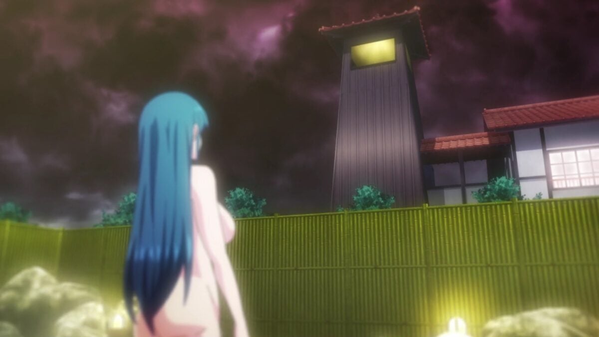 Chained Soldier Episode 2 Himari Looks At Watchtower