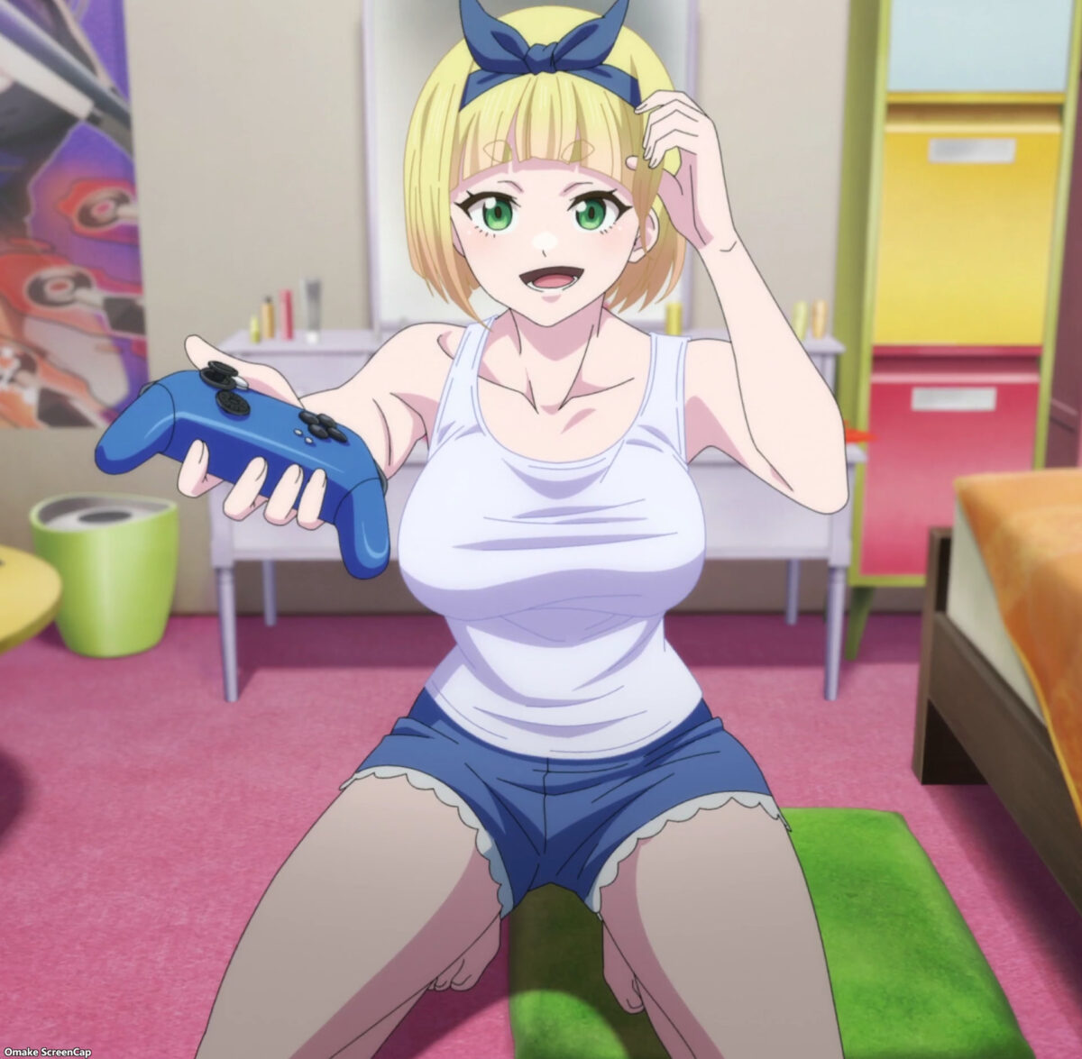 Chained Soldier Episode 2 Shushu Holds Game Controller