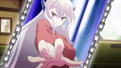 Chained Soldier Episode 3 Kyouka Public Finger Licking