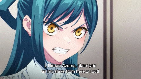 Chained Soldier Episode 4 Himari Claims Yuuki Slave