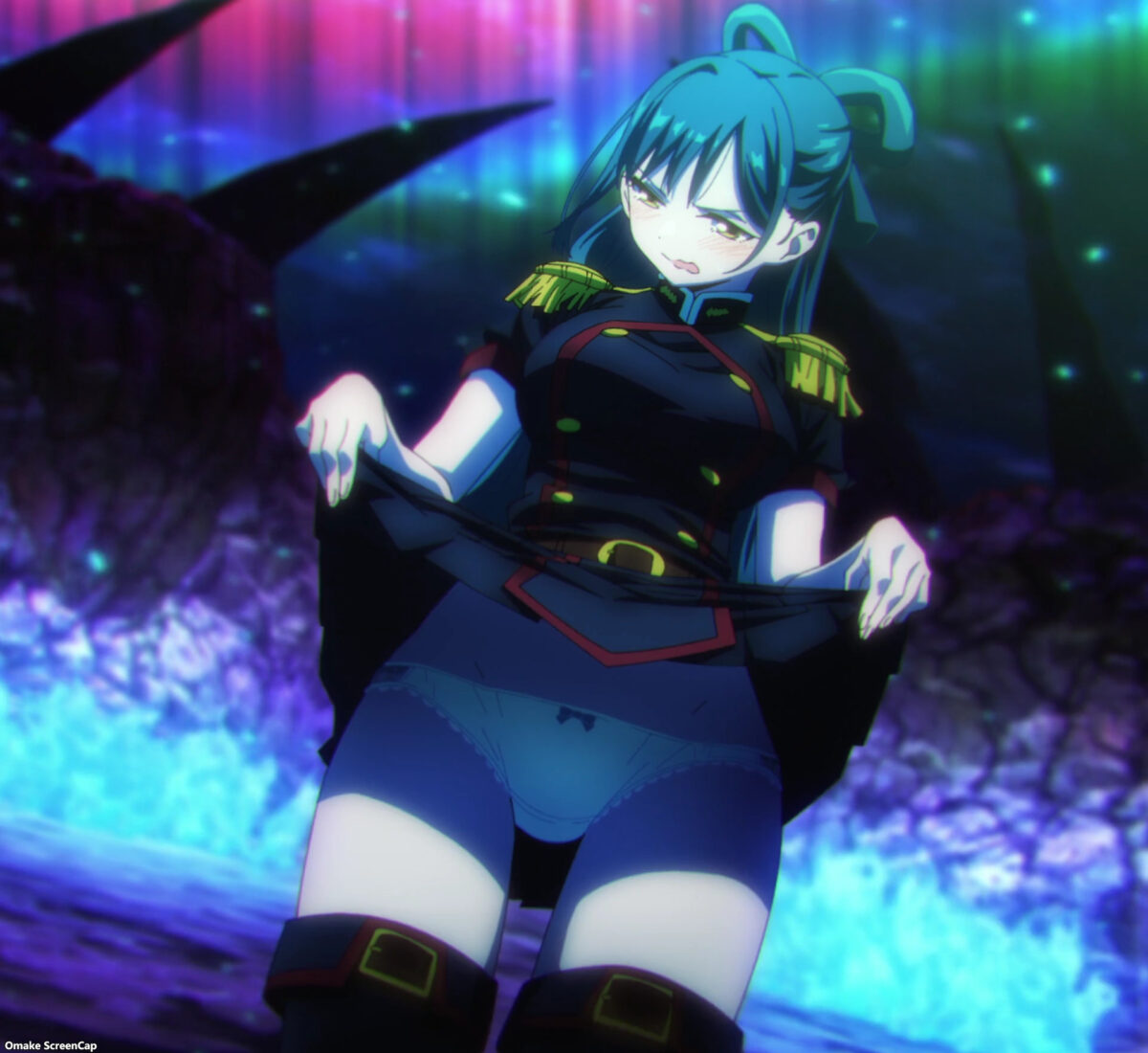 Chained Soldier Episode 4 Himari Keeps Showing Panties With A Disgusted Look On Her Face