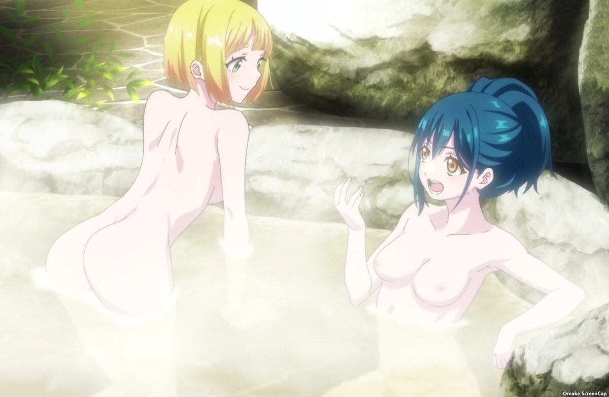Chained Soldier Episode 4 Shushu Himari Relax In Bath