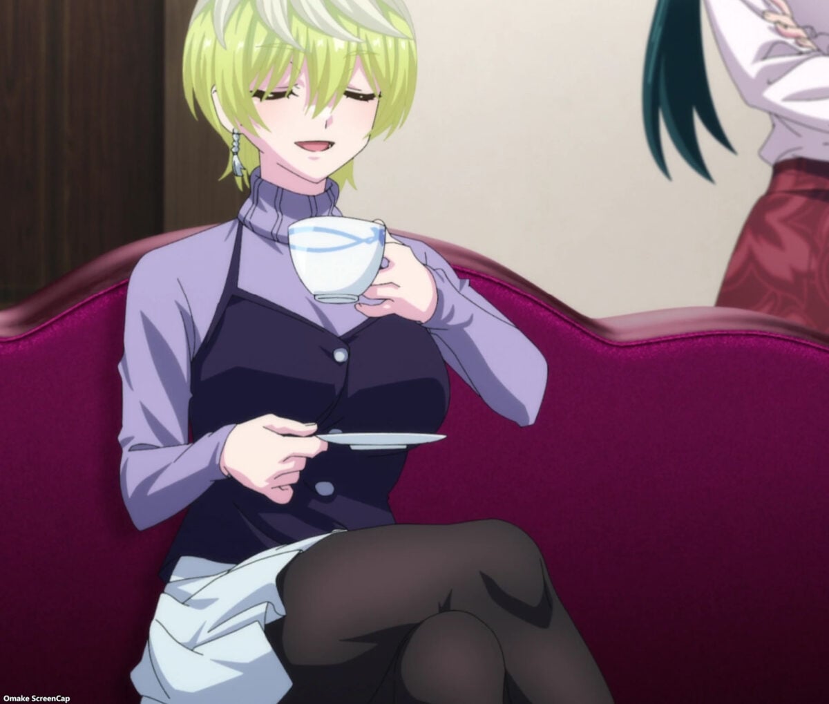 Chained Soldier Episode 4 Tenka Drinks Coffee