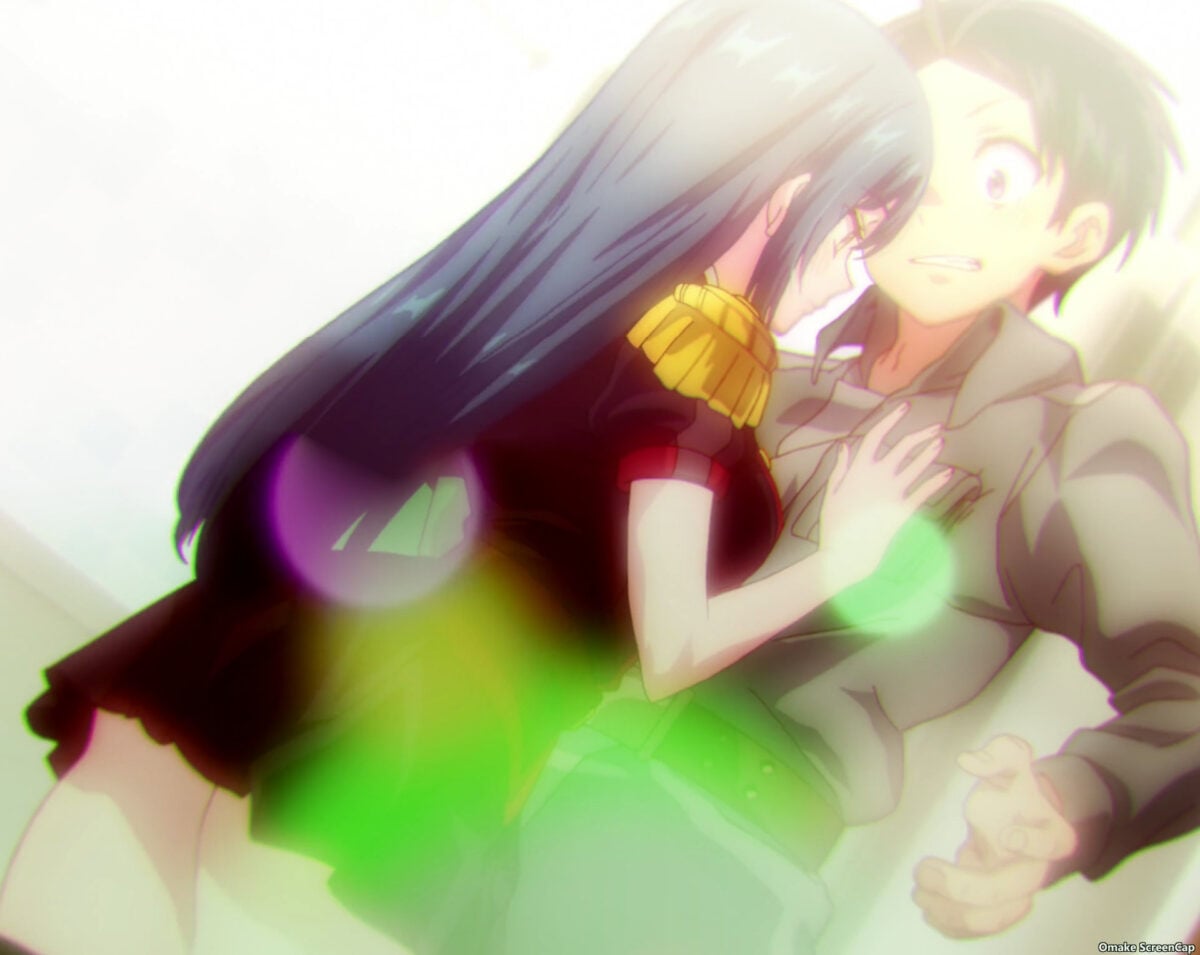 Chained Soldier Episode 5 Himari Leans Against Yuuki