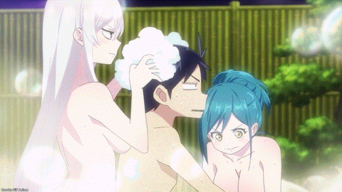 Chained Soldier Episode 7 Himari Complains About Bathing