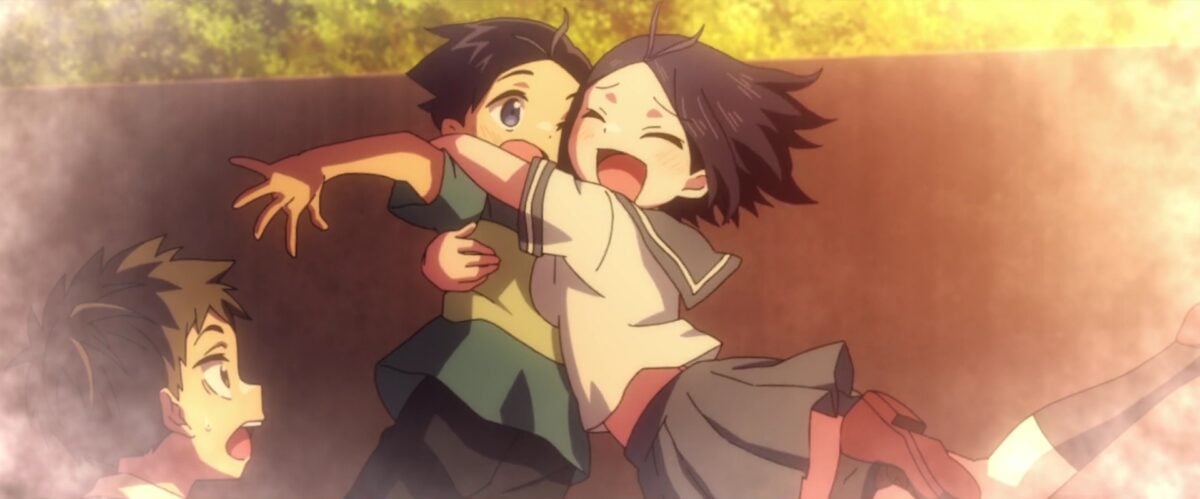 Chained Soldier Episode 9 Aoba Hugs Yuuki