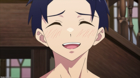 Chained Soldier Episode 9 Tenka Pokes Yuuki's Cheek