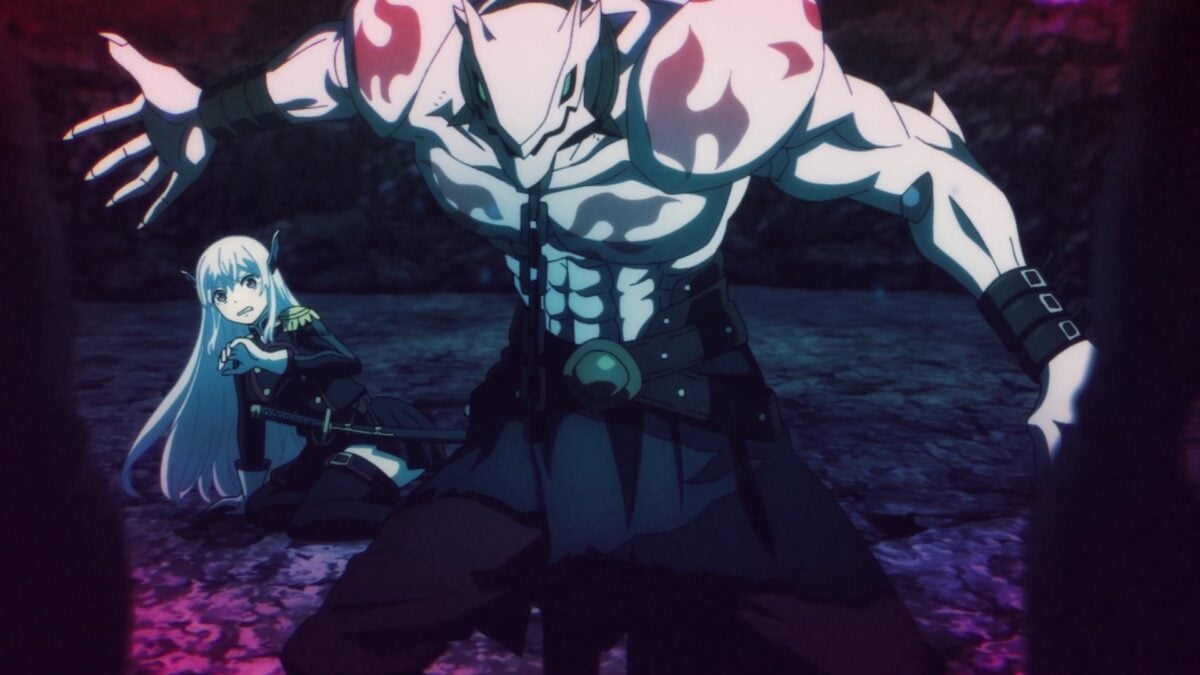 Chained Soldier Episode 9 Yuuki Protects Kyouka Fantasy