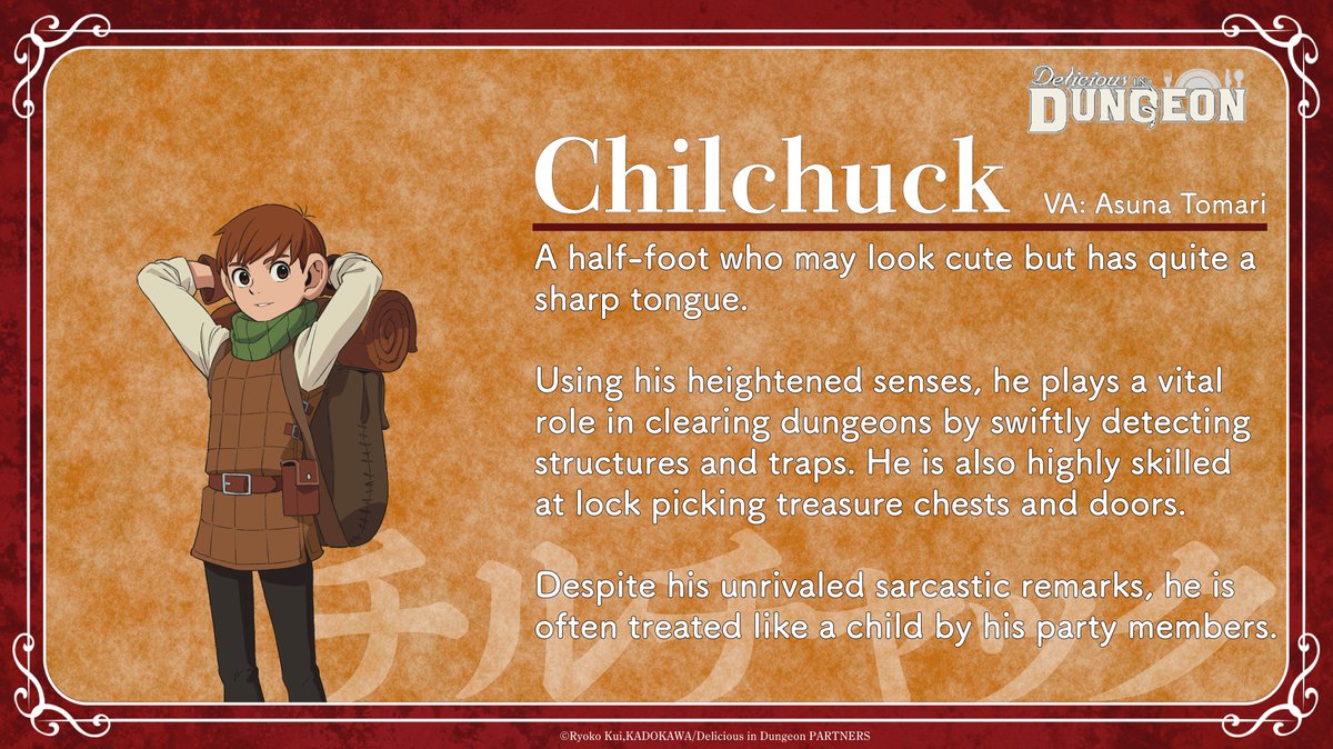 Delicious In Dungeon Chilchuck