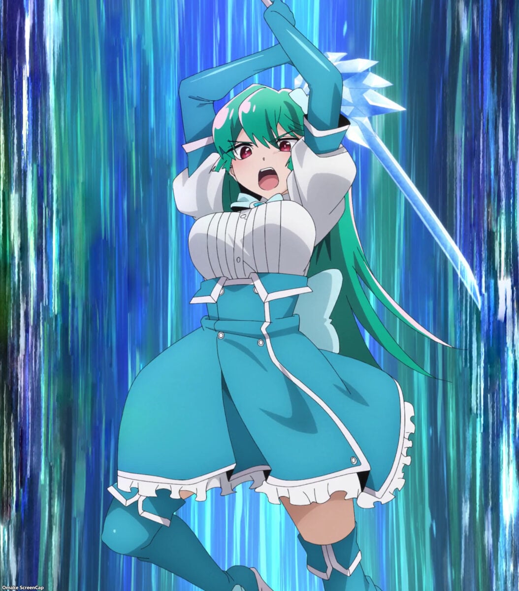 Gushing Over Magical Girls Episode 1 Magia Azul Raises Sword