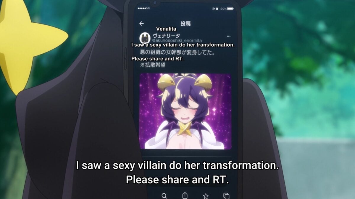 Gushing Over Magical Girls Episode 1 Venalita Threatens Blackmail