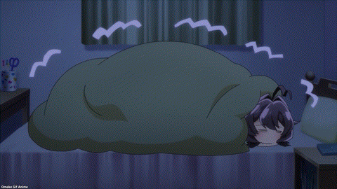 Gushing Over Magical Girls Episode 2 Utena Squirms Under Covers