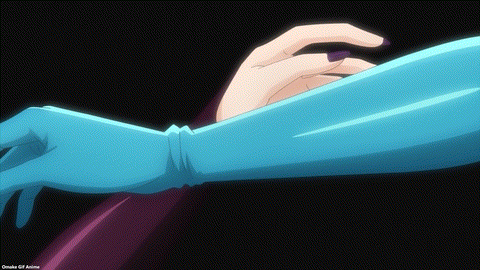 Gushing Over Magical Girls Episode 2 Utena Touches Magia Azure's Body