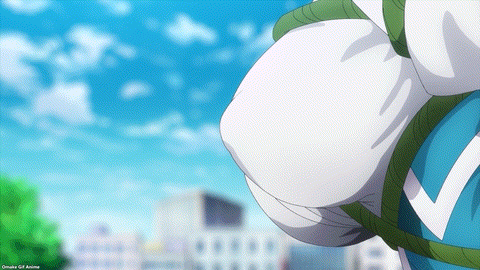 Gushing Over Magical Girls Episode 3 Baiser Stiffens Azure's Nipple