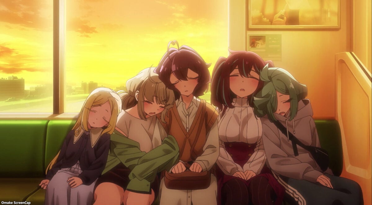 Gushing Over Magical Girls ED Girls Sleep On Train V2