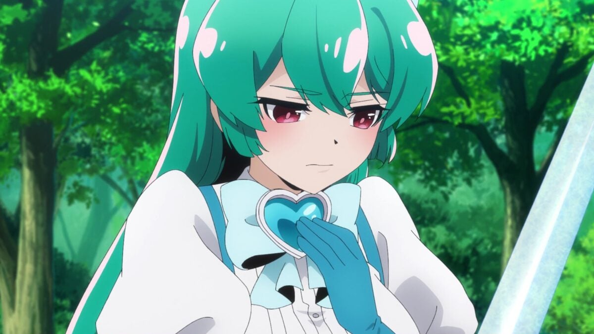 Gushing Over Magical Girls Episode 10 Azure Touches Healed Crystal