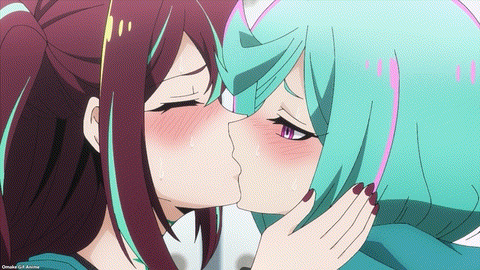 Gushing Over Magical Girls Episode 10 Baiser Enjoys Saliva String