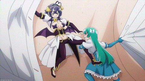 Gushing Over Magical Girls Episode 12 Baiser Azure Fight On Magenta's Chest