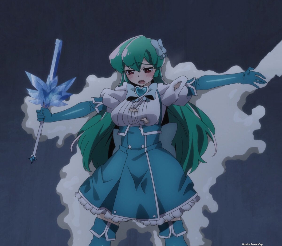 Gushing Over Magical Girls Episode 6 Azure Stuck To Wall