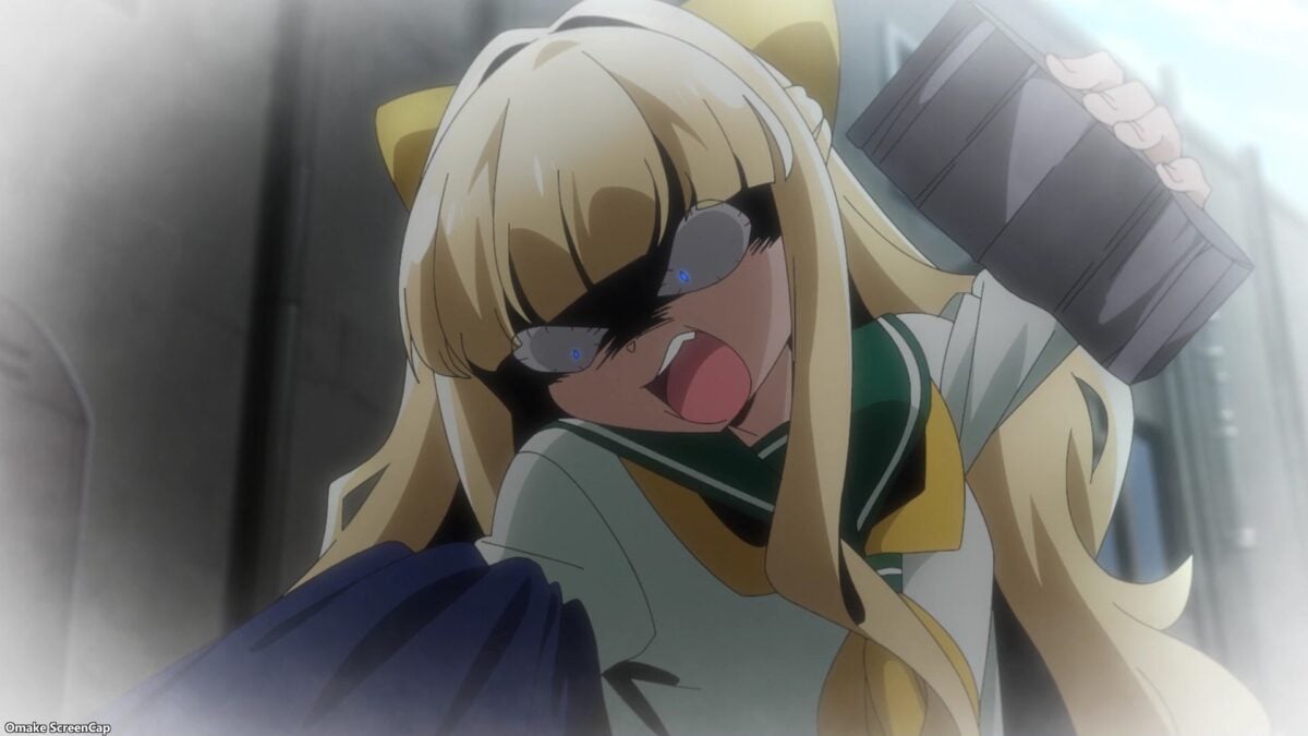 Gushing Over Magical Girls Episode 6 Kaoruko Picks Up Brick