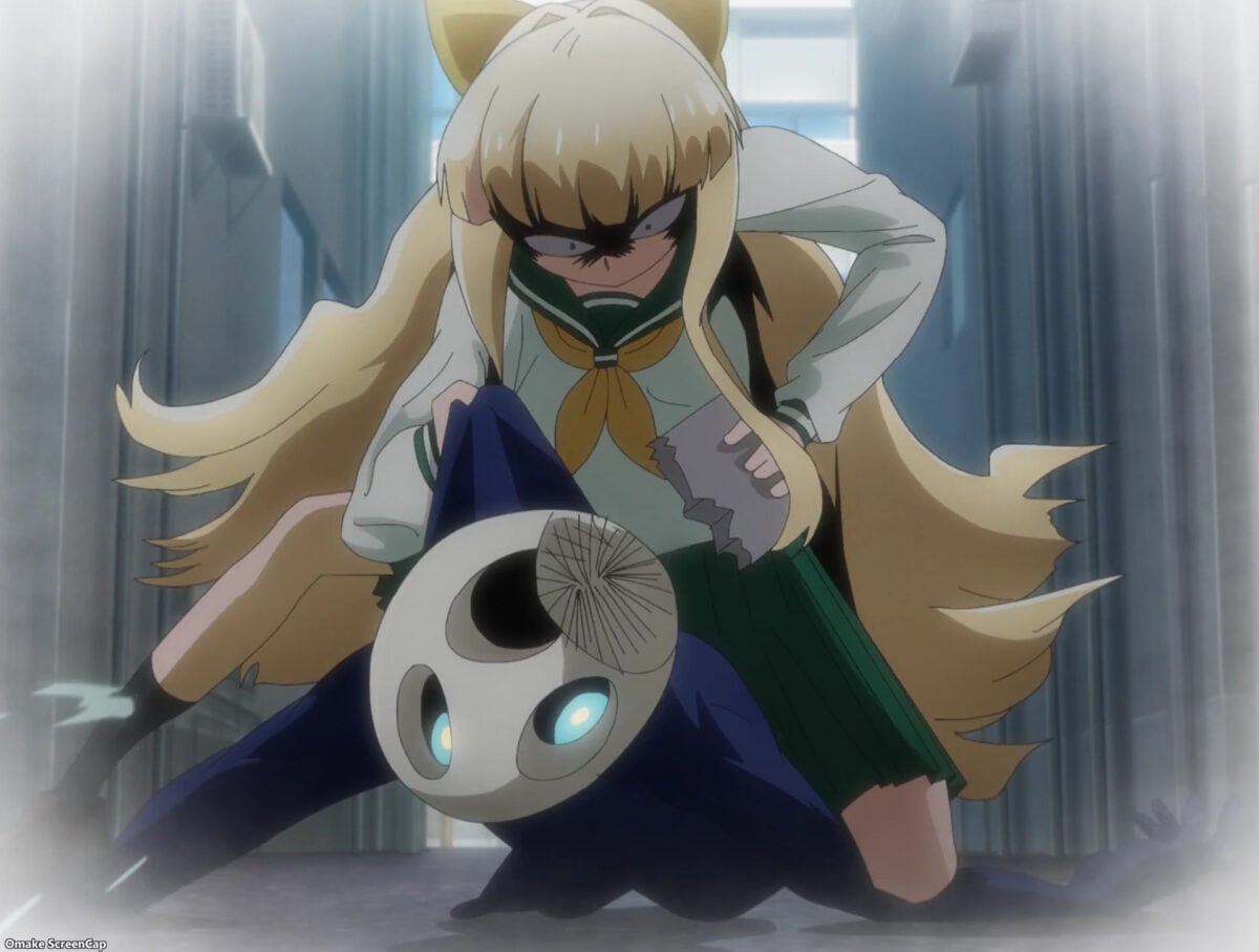 Gushing Over Magical Girls Episode 6 Kaoruko Pounds Brick Into Monster