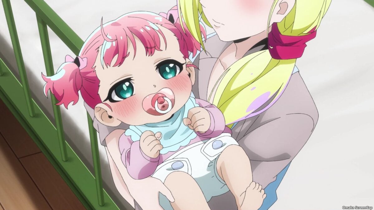 Gushing Over Magical Girls Episode 6 Mommy Neroalice Cradles Infant Magenta