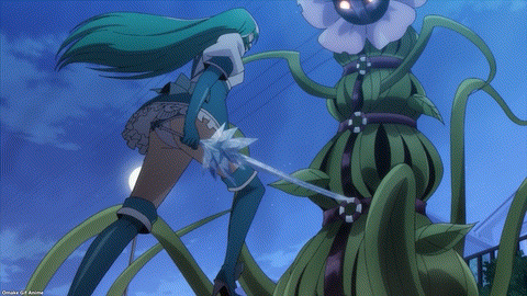 Gushing Over Magical Girls Episode 7 Azure Defeats Flower Monster