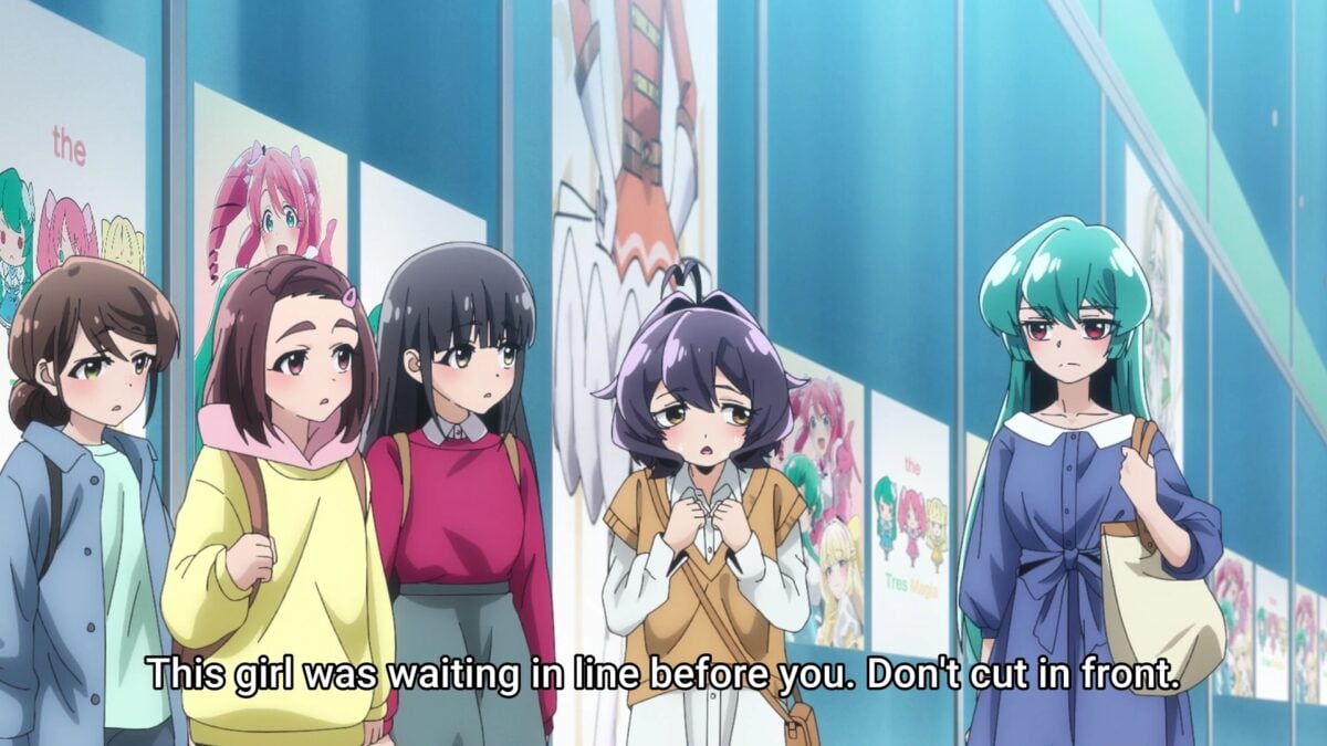 Gushing Over Magical Girls Episode 7 Sayo Line Justice