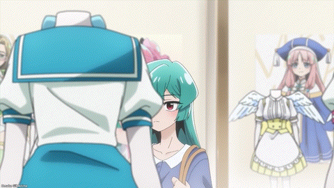 Gushing Over Magical Girls Episode 7 Sayo Looks At Tres Magia Exhibit
