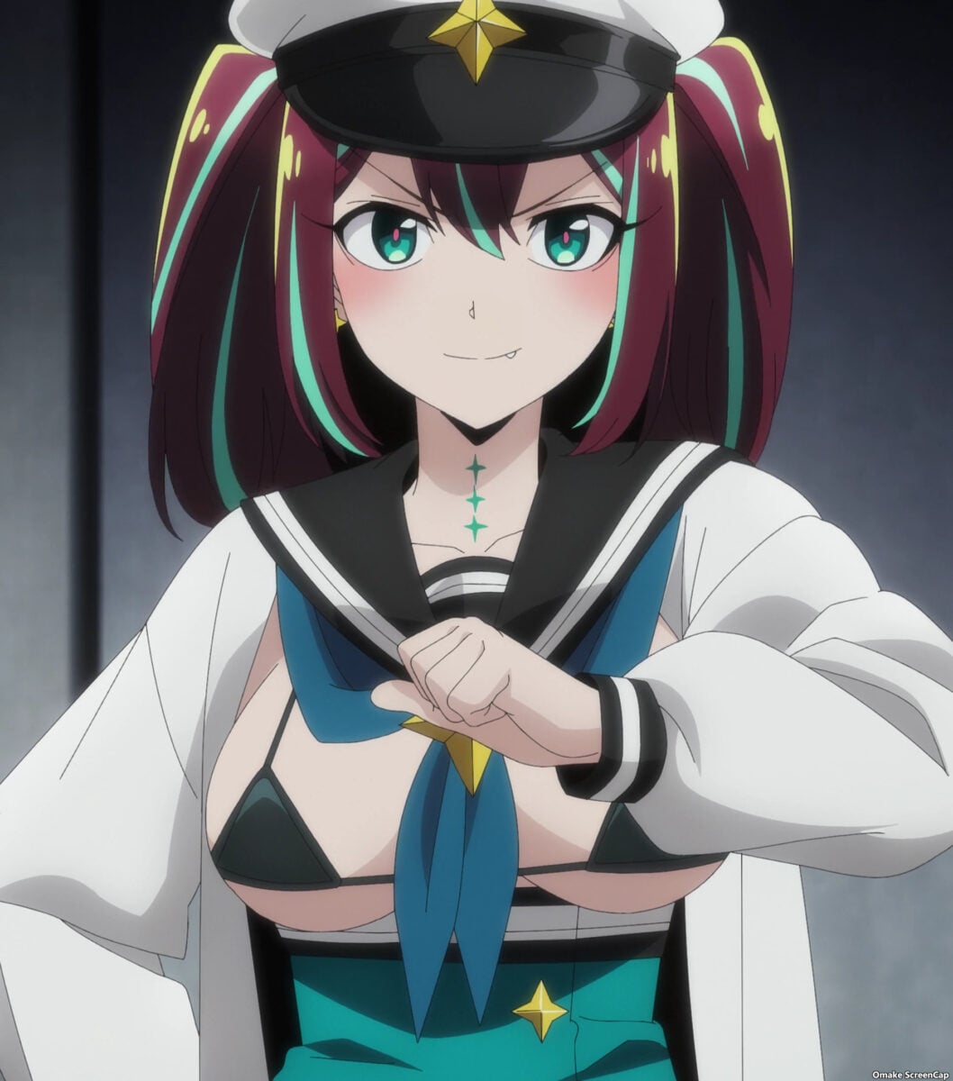 Gushing Over Magical Girls Episode 8 Loco Musica Points To Chest