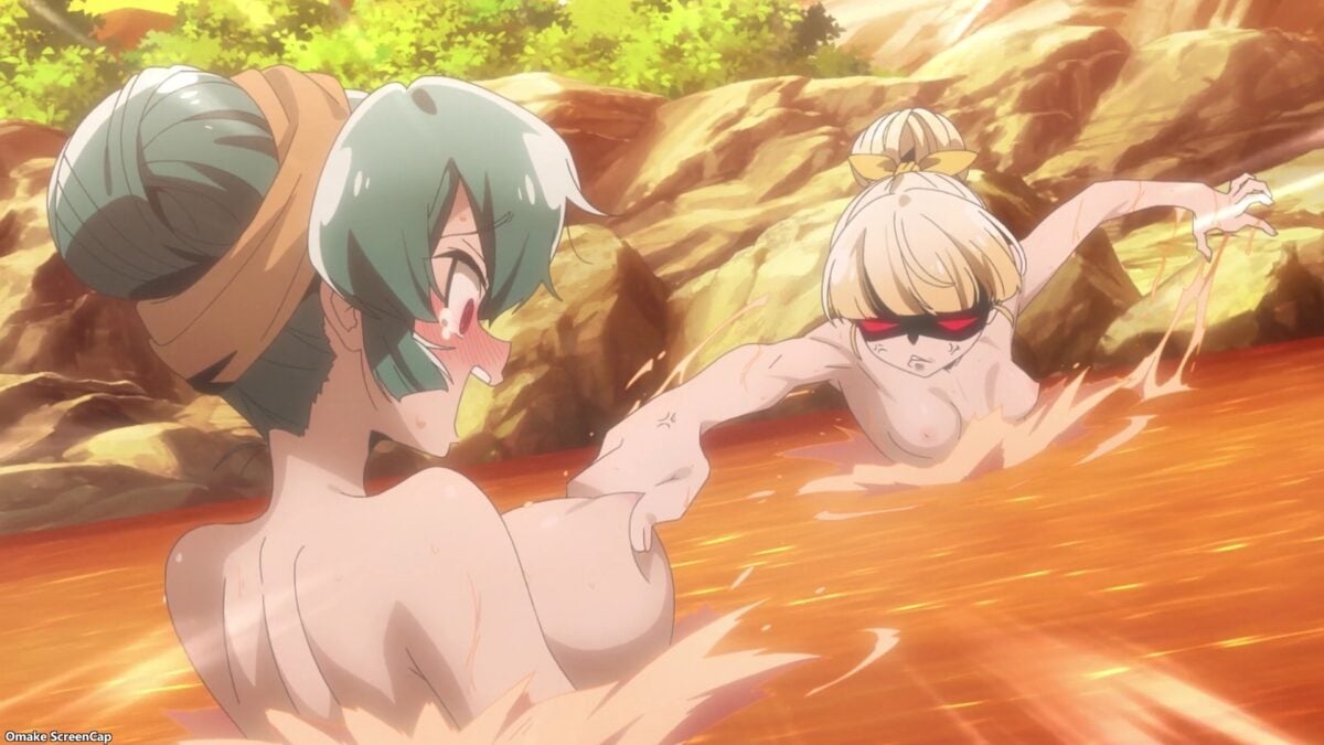 Gushing Over Magical Girls Episode 9 Kaoruko Pinches Sayo Nipple