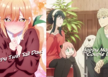 Happy Twin Tail Married Couple Day