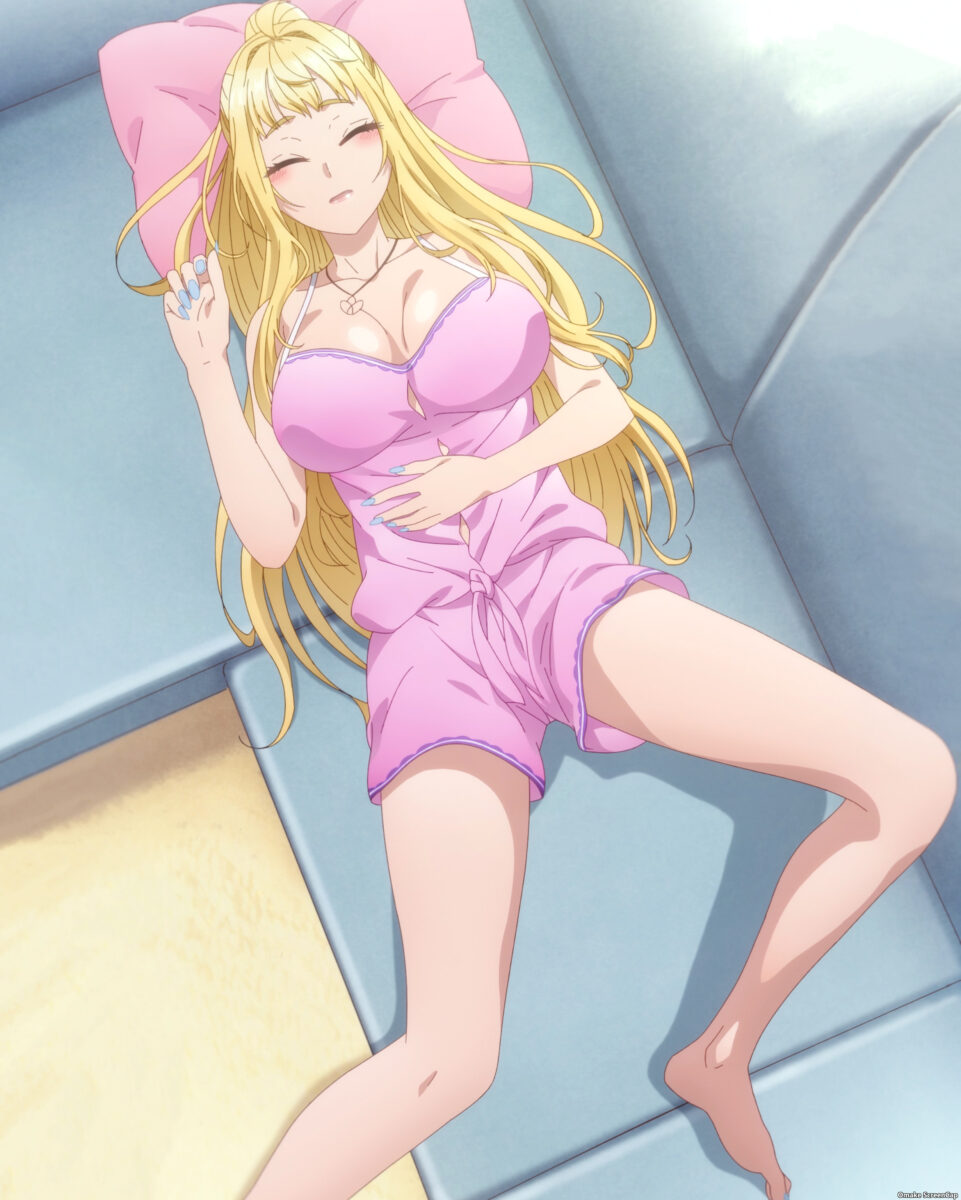 Hokkaido Gals Are Super Adorable Episode 1 Fuyuki Asleep On Couch