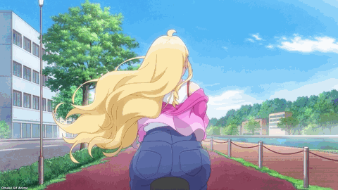 Hokkaido Gals Are Super Adorable Episode 11 Biking Behind Minami