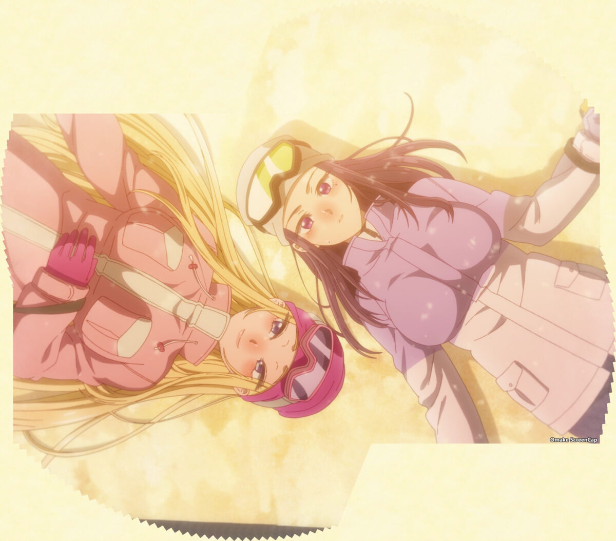 Hokkaido Gals Are Super Adorable Episode 3 Minami Sayuri Lie Down In Snow