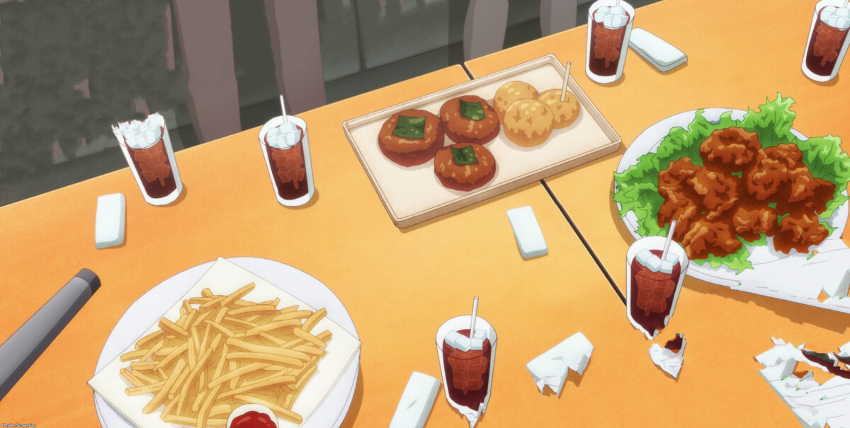 Hokkaido Gals Are Super Adorable Episode 5 Karaoke Box Food