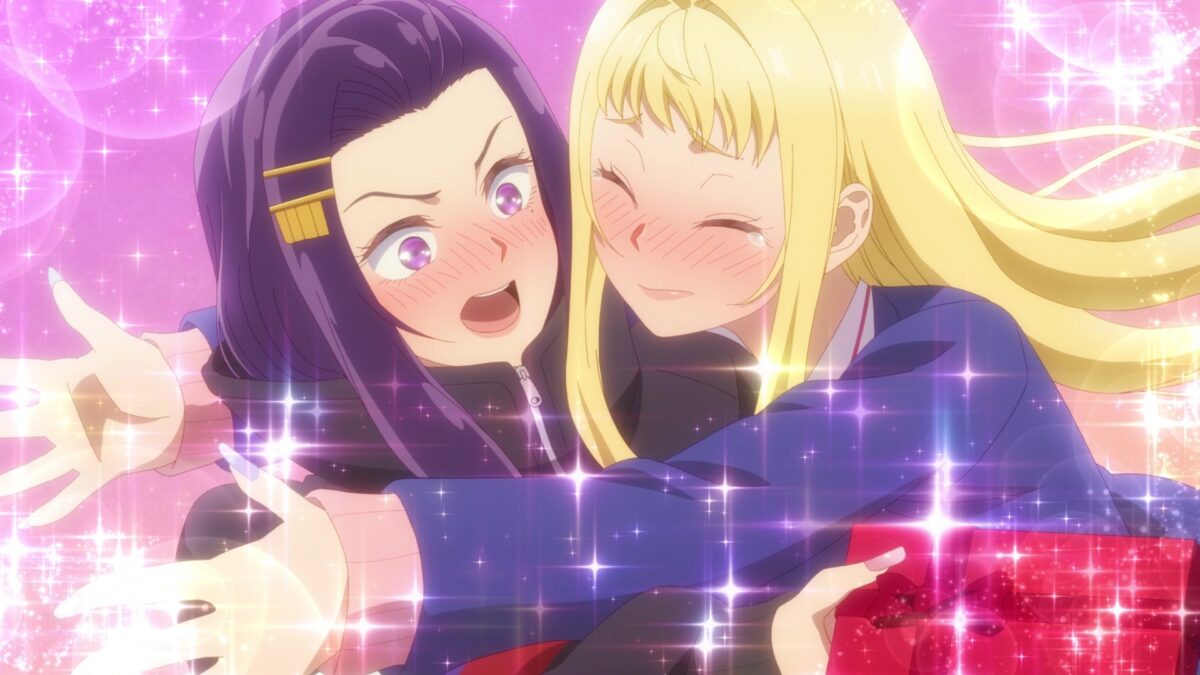 Hokkaido Gals Are Super Adorable Episode 5 Minami Hugs Sayuri