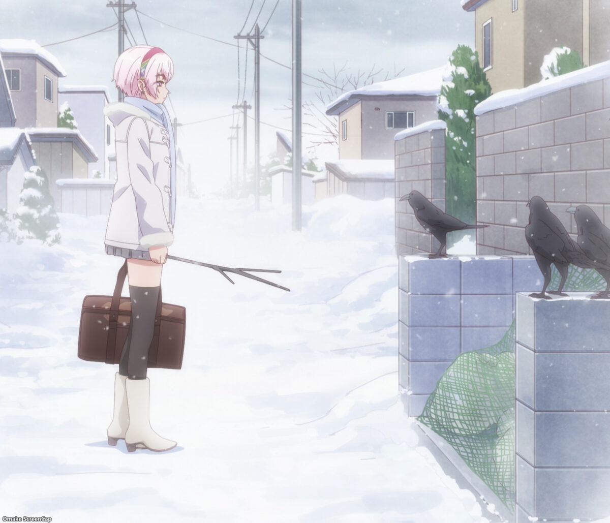 Hokkaido Gals Are Super Adorable Episode 6 Rena Stares At Crows