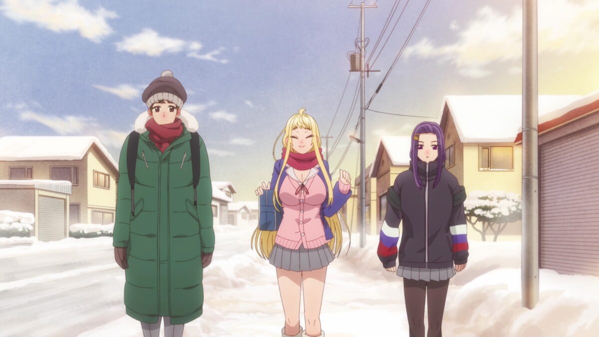 Hokkaido Gals Are Super Adorable Episode 6 Tsubasa Minami Sayuri Walk Home