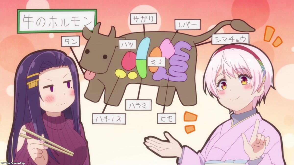 Hokkaido Gals Are Super Adorable Episode 8 Beef Cut Diagram