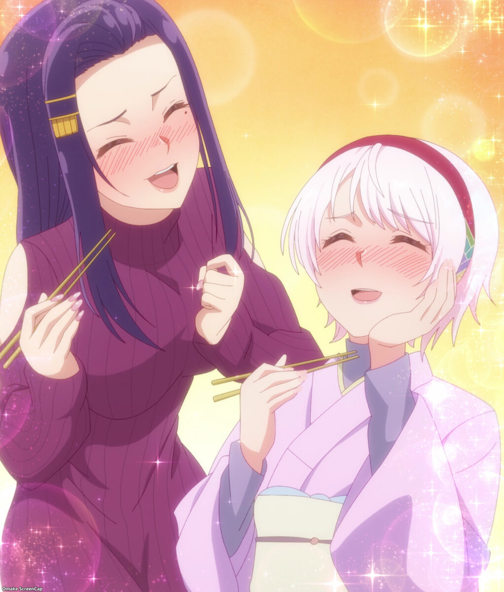 Hokkaido Gals Are Super Adorable Episode 8 Sayuri Rena Enjoy Grilled Meat