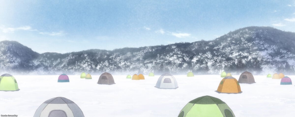 Hokkaido Gals Are Super Adorable Episode 9 Lake Abashiri Ice Fishing Tents