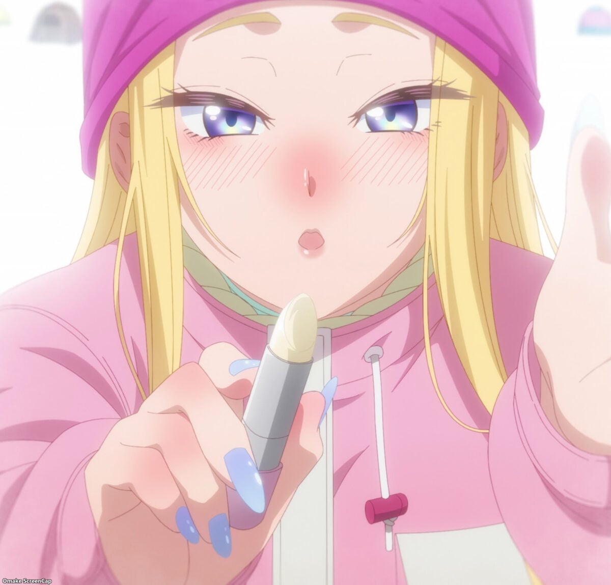 Hokkaido Gals Are Super Adorable Episode 9 Minami Points Lip Balm Stick